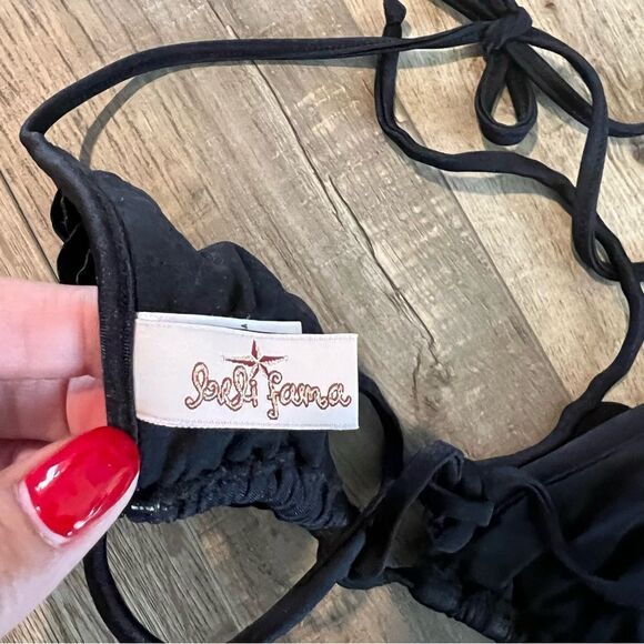 Luli Fama Black Bikini Top - Picture 4 of 5
